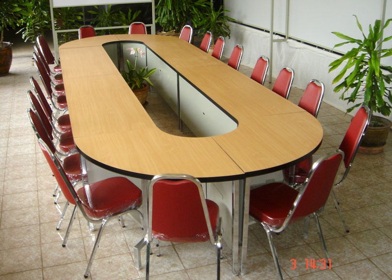FT-60120 โต๊ะประชุมแบบตรง